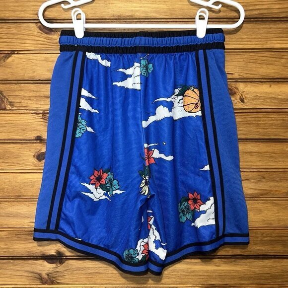 Nike DNA Seasonal Floral Game Royal Basketball Shorts Mens Size Small DM8780-480 - Picture 2 of 7